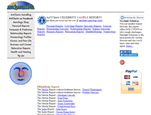 Tablet Screenshot of myastrologyreport.com